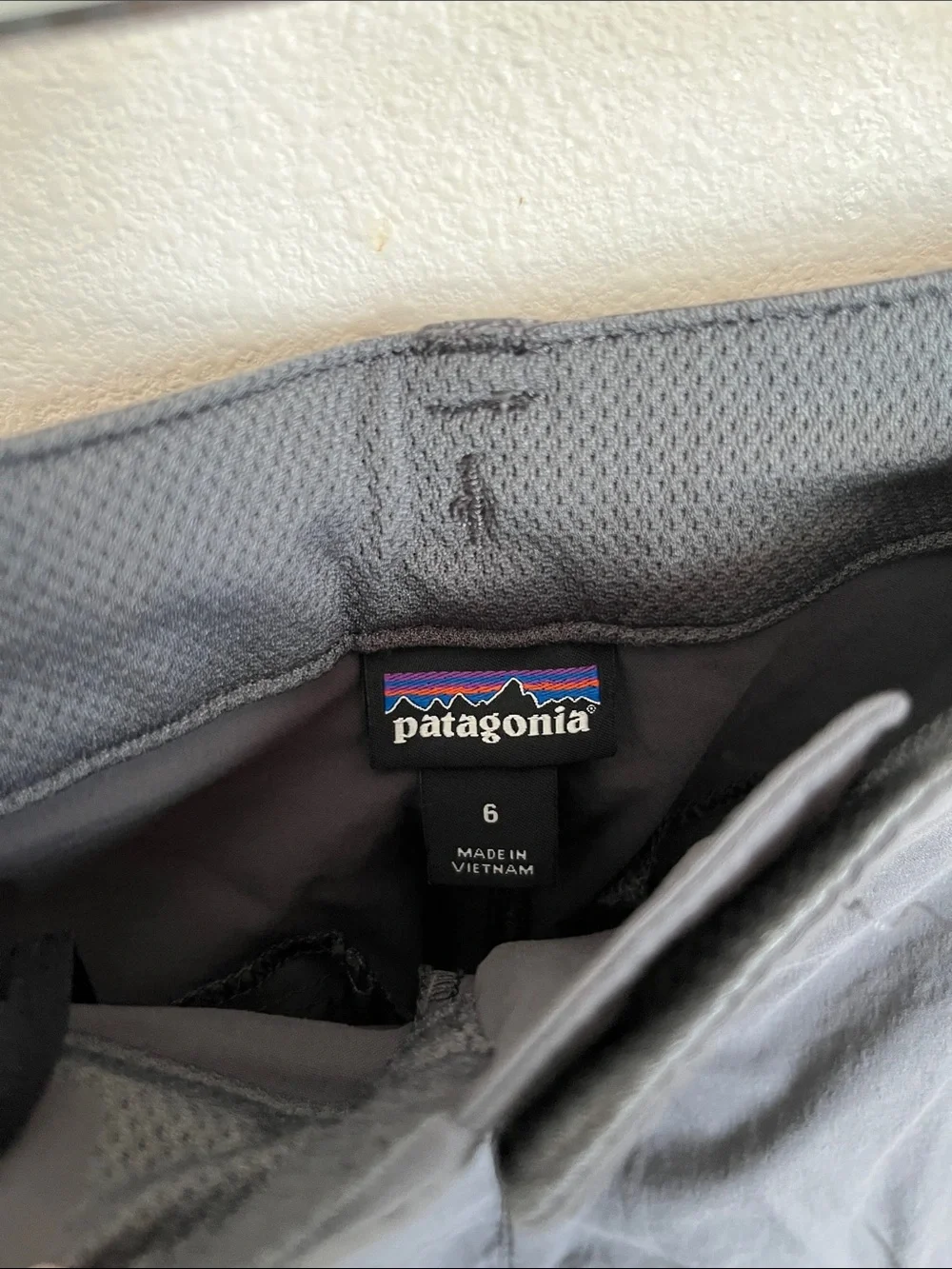 Patagonia Charcoal Gray Women's Outdoor Shorts